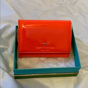 Orange Kate Spade Wallet